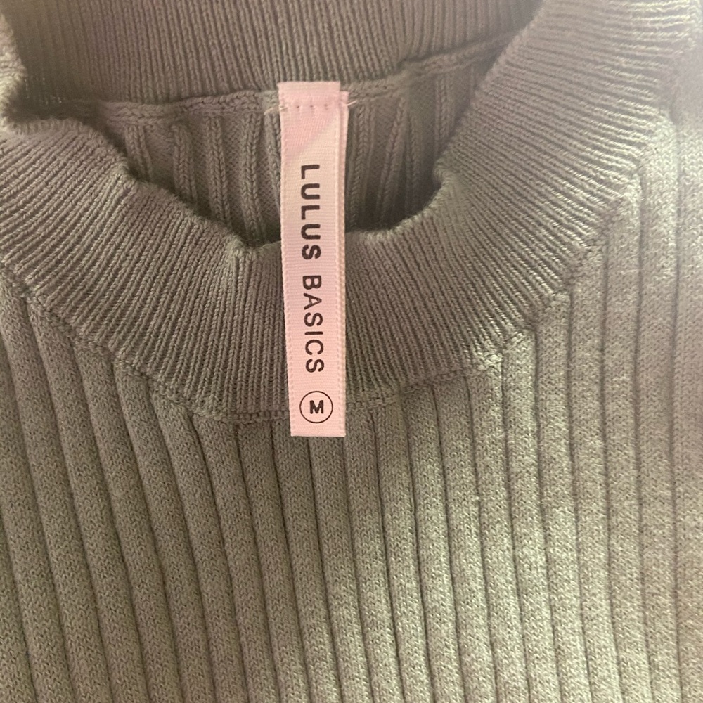 Ribbed Lulu’s Basic Sweater Top - image 4